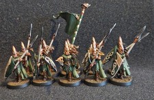Warhammer Old World Fantasy Battle Wood Elf Realms Eternal Guard Unit Painted