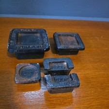 Vintage Victor Cast Ware Scale Weights 100g - 1 Kg.