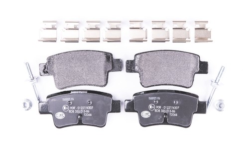 Hella brake pad set t2066 - -,