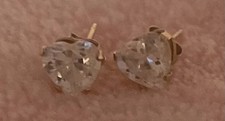 9ct Gold Cubic Zirconia Heart