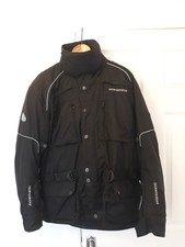 Hein Gericke Sheltex Textile Motorcycle Jacket Removable Liner size XL - Black