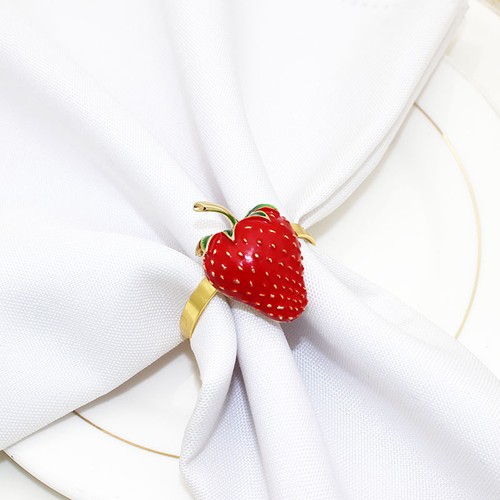 Strawberry napkin ring - strawberry,