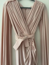 Rhea Costa Dress / Gown RRP£2420 NEW Size Medium UK 12 Women's Blush Colour 