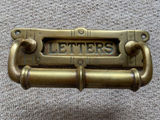 Antique Solid Brass Letterbox