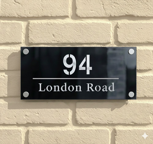 House number plaques - house,