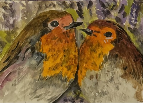 Aceo original watercolour - original,