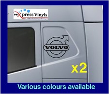 Volvo truck decals x 2. Volvo