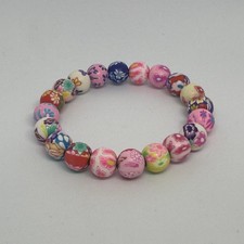 Women’s Girls Beaded Bracelet With Stretchable Wristband