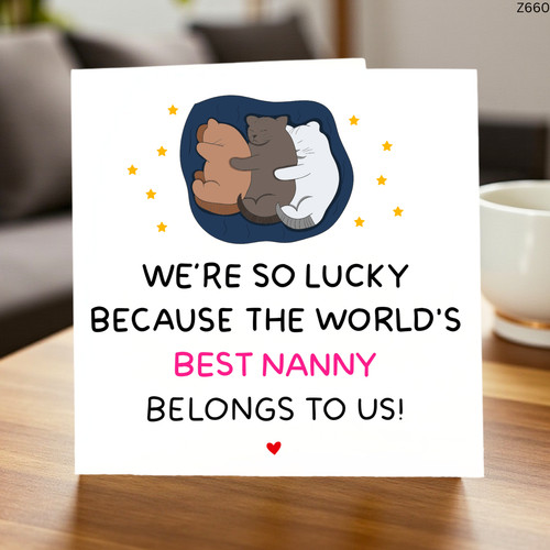 Best nanny card cute - nanny,