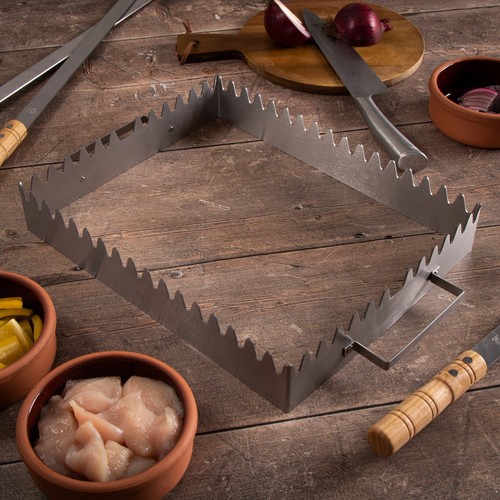 Stainless steel bbq skewer - bbq,