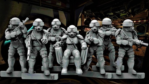 Space assassins 28mm - assassins, x5