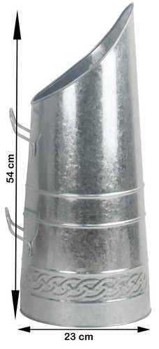 Coal hod scuttle - 21", tall
