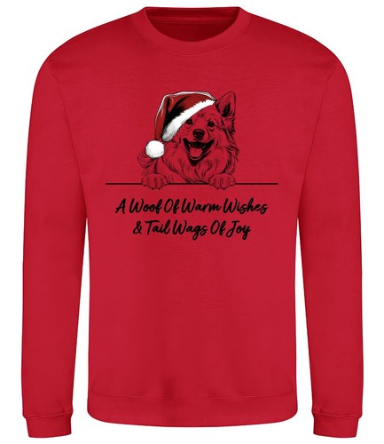 Finnish spitz christmas dog - spitz,