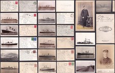 SHIPS Real Photo Postcards