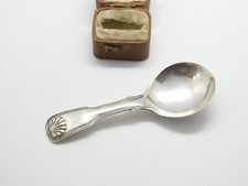 Georgian Sterling Silver Tea Caddy Spoon 1827 Birmingham George Unite Antique
