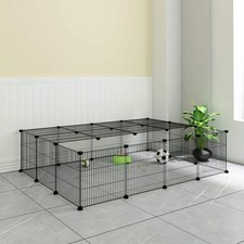 Pet Playpen Enclosure for Rabbits, Guinea Pigs & Dogs - 147x111x37cm Kennel