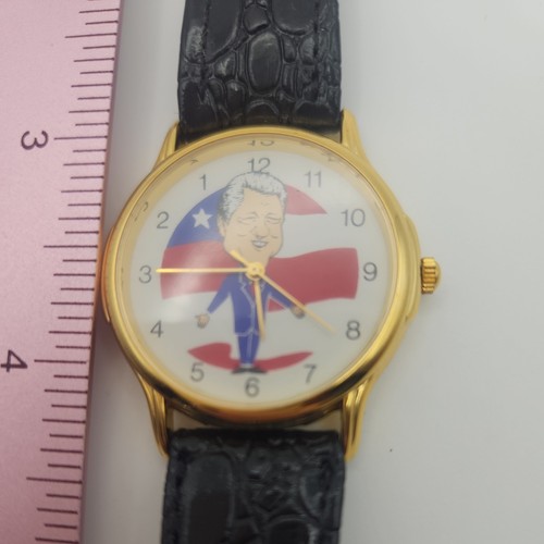 President bill clinton leather - president,