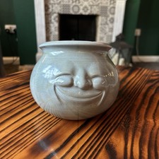 Vintage Raymond Haddon SylvaC Herb /Face Pot A Right Herbert Rare grey sea green