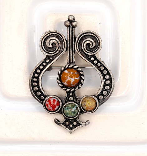 Vintage penannular brooch - vintage,