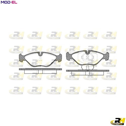Brake pad set - pad,