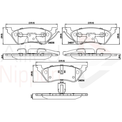 Brake pads set - brake,