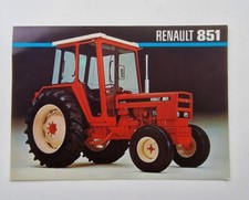 RENAULT 851 TRACTOR SALES LEAFLET (CABBED)