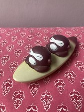 Alessi Banana Boat Monkey Salt and Pepper Cruet Set-pre owned