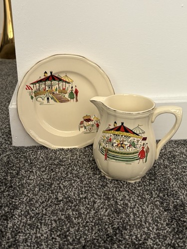 Alfred meakin carousel jug - meakin,