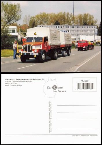 Ifa 4000 flatbed truck - ifa, 4000-1