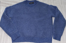 Primark blue chunky knit - blue, round
