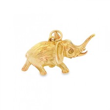 9ct Yellow Gold Elephant
