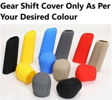 Universal Gear Shift Knob Hand Brake Cover Car Interior Soft Silicone 5 Speed UK