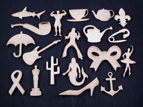 Mdf wooden cut out shapes - 5,