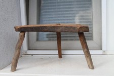 Old wooden primitive chair