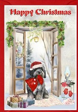 Tibetan Terrier Dog A6 (4" x