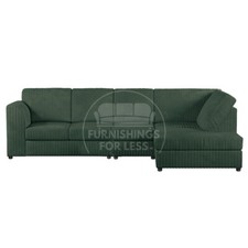 Luxor Green Corner Sofa L