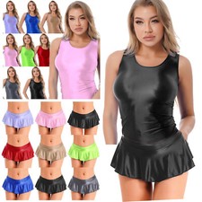 UK Women Glossy Sports Vest