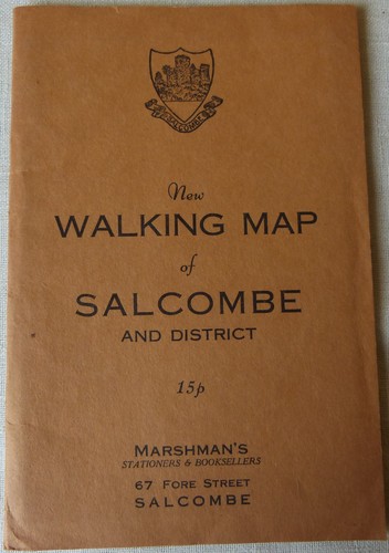 Vintage walking map - walking,