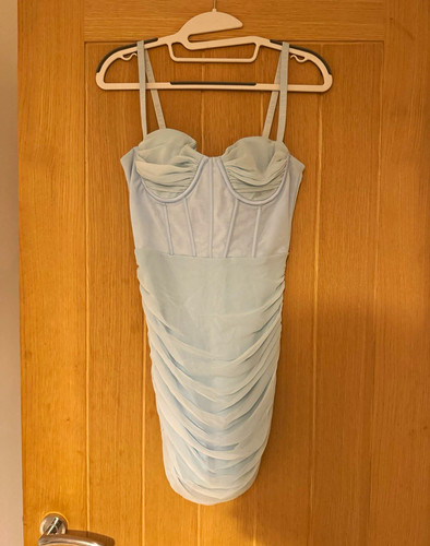 Polly ruched mesh bodycon - oh,