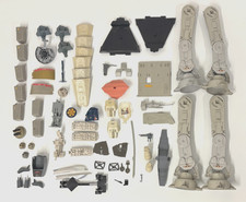 Vintage Star Wars Parts - Inc. TIE, Speeder Bike, X-Wing, Millennium Falcon +