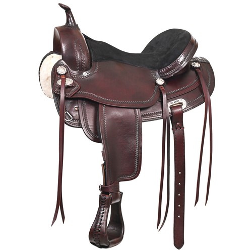Western horse treeless saddle - treeless,