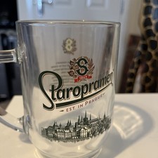 Staropramen Beer Pint Glasses