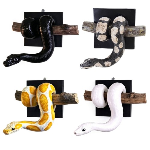 Hand painted resin snake - hand,