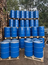 Oil 45 Gallon Drum Open Top Steel Storage Barrel Container Lockable 220 Litre