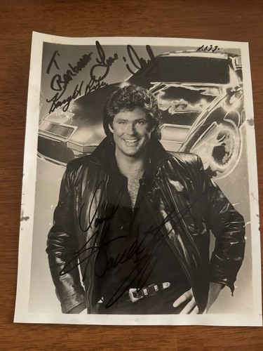 David hasselhoff signed - david,