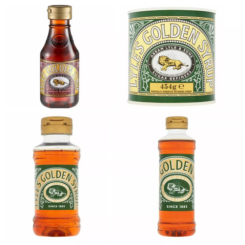 Lyles golden syrup 454g tin - golden,