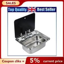 RV Caravan Kitchen Sink Camper Hand Wash Basin Stainless Steel Hand Wash Basin