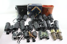 Assorted Vintage Binoculars of Various Brands and Magnifications Job Lot