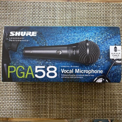 Shure pga58 xlr - shure, handheld