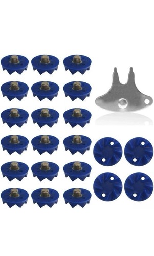 22x blue screw cricket - blue, in